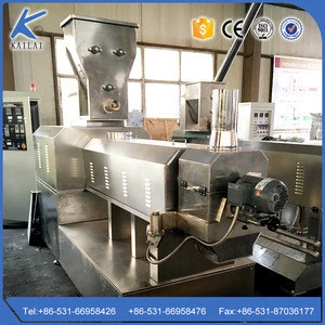 best sale twin extruder machinery equipment extruded fibre soybean protein production process price