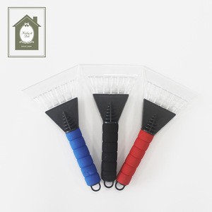 Best Sell Mini Snow Brush Plastic Ice Scraper Squeegee With EVA Handle For Car/Windshield