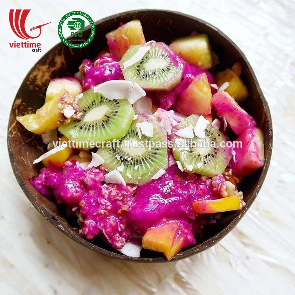 Best Seller Coconut Shell Bowl For Fresh Food Wholesale made in Vietnam