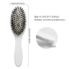 Best-Selling Boar Bristle Hair Extension Wig Hair  Brush  Natural Wooden Handle Paddle Brush With Custom Logo