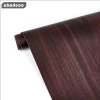 Best Selling Cheap Price Wooden Color Wallpaper PVC Wood grain furniture stickers self-adhesive Film