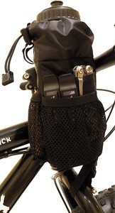 Bike Handlebar Stem Bag | Food Snack Storage, Water Bottle Holder  Bikepacking, Bicycle Touring, Commuting, Insulated Pouch