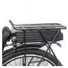 Black 26inch 28inch 700C Bike Luggage Rack Double Layer Bicycle Battery Rear Carrier Adjustable Heavy Duty Bike Hanger