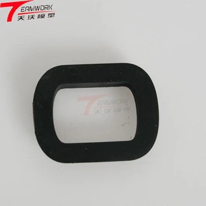 Black customized Soft silicone/rubber material spare parts
