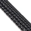Black Onyx Agate Beads Natural Crystal Beads Stone Gemstone Round Loose Energy Healing Beads For Jewelry Making