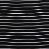 Black white stripes print woven rayon  viscose fabric guangzhou textiles