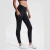 Import Black Women Yoga Sets Apparel Plus Size Elastic Band Sports Bra High Waist Yoga Leggings from China