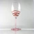 Import Borosilicate Glass Red Stripe Goblet from China