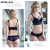 Import Bra Manufacturer Custom Ladies Sexy Lingerie Underwear Women&#039;s Deep V Gathered Thin and Thick Cup Bra Underwear Sexy Panties from China