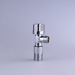 brass angle valve for toilet tank, abs handle