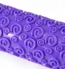 BSCI Audit Plastic fondant embossing Rolling Pin,13 Textured Patterned Fondant Rolling Pins