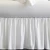 Import C 40*40 110*90 200TC wholesale plain white cotton hotel bed skirt from China