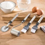Cake making tools cake baking tools 4pcs cream dough cutter wheel brush