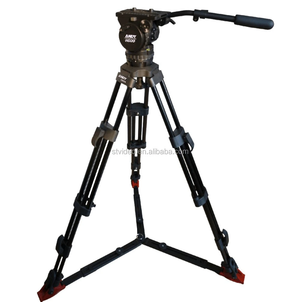 Camera jib crane aluminum camera video tripod with fluid head kit