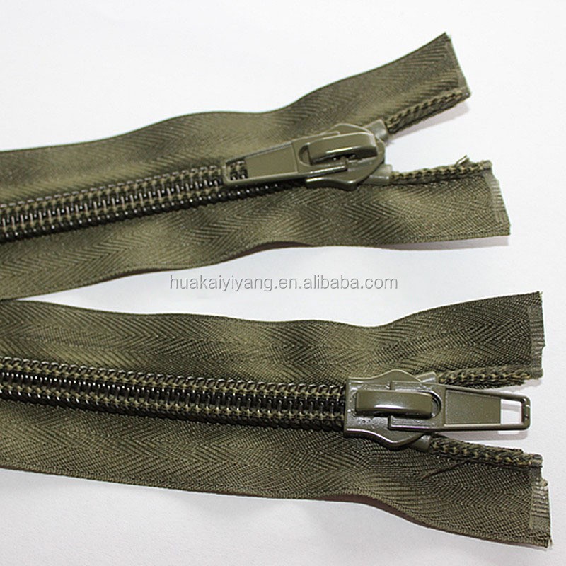 campain military color customised good quality nylon zipper
