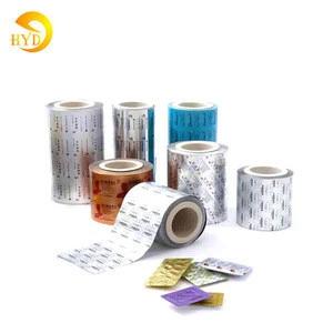capsule aluminum blister foil for pharmaceutical packaging machine