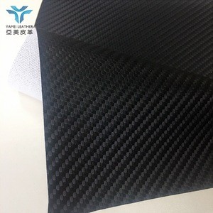 Carbon Fiber Marine Vinyl PVC Faux Leather for Boat Seat Cover with UV Resistance