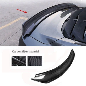 Carbon Fiber Rear Trunk Spoiler Boot Lip Wings Stickers for Ford Mustang GT V8 V6 GT350R Coupe 2015 2016 2017 Car Spoiler