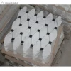 Carrara Bianco Long Octagon Bardglio Dot Marble Mosaic and Tile