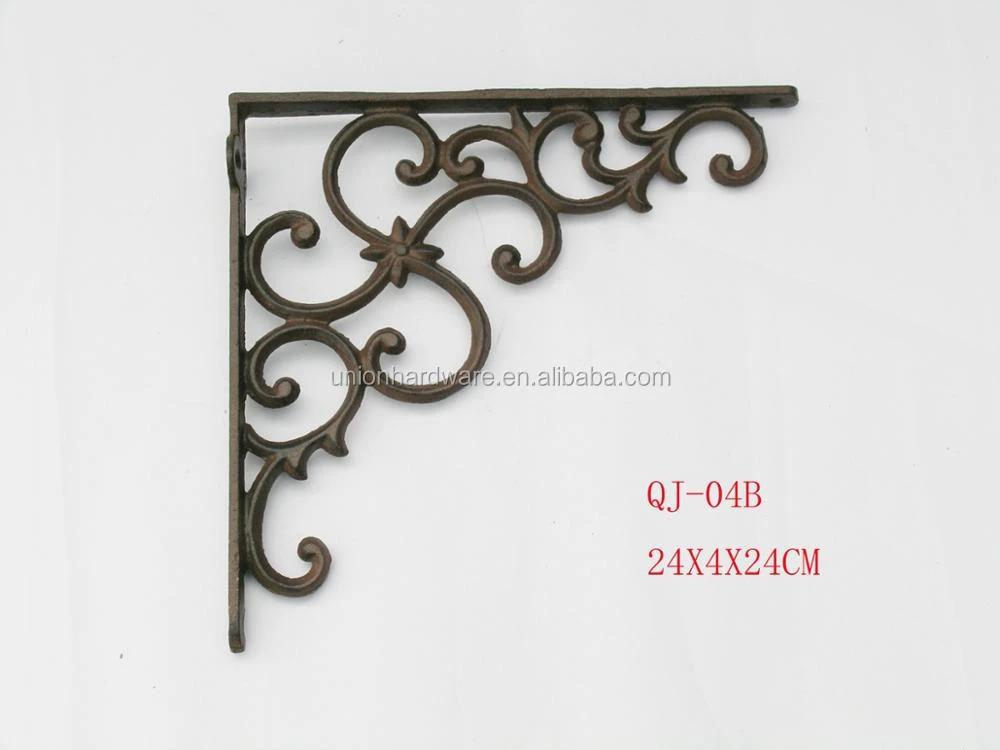 Cast iron decorative shelf bracket,wall shelf bracket,shelf bracket decorative