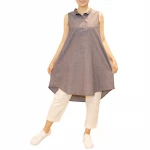 Casual Loose  Womens Dress Fashion Custom Cotton Vest Dress