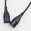 CC-111 Computer/Monitor Power Extension Cord, C13 to C14, 10 Amp, Black