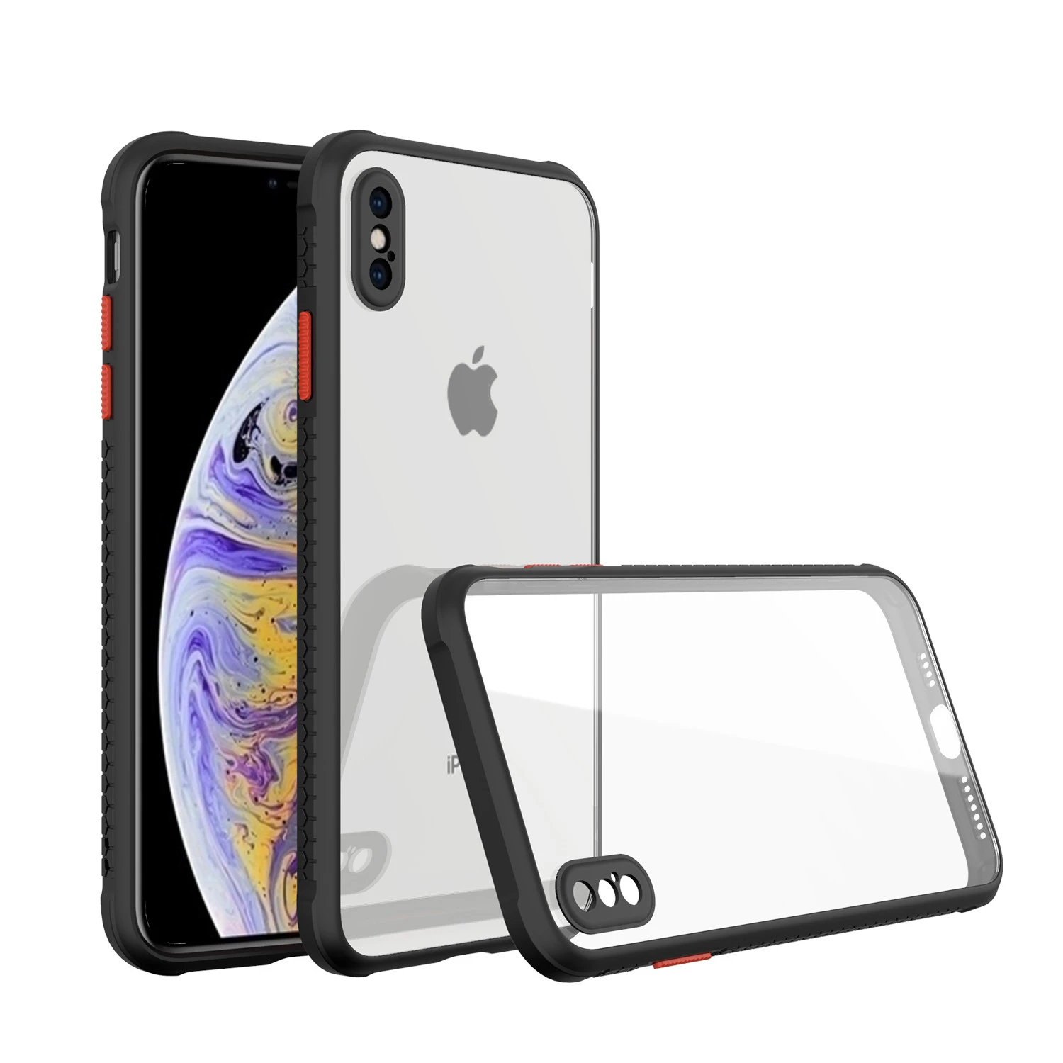 Cellphone Accessories Anti-fall Scratch-proof Clear Case For Iphone 11 Pro Max Cover 12 Pro Max