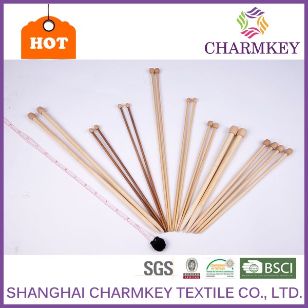 Charmkey knitting needle single point bamboo knitting needle