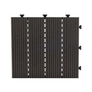Cheap and durable WPC deck tile for garden flooring decoration