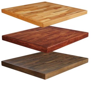 cheap and hot sale restaurant solid  wooden table top