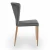 Import Cheap Luxury Dining Furniture Chair Grey Modern Fabric Kitchen leisure Dining Chair from China