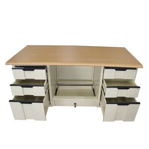 Cheap Modern Steel Office Desk Office Metal Low Price Computer Desk