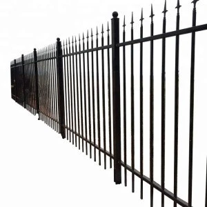 cheap price Guangzhou Factory customized garden used powder coated wrought iron fence panels