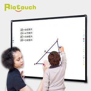 Cheap prices S 82 inch smart infrared interactive  white board for kids Riotouch