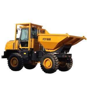 Cheap Small 10Ton Dumper Truck 4x4 FCY100 Hydraulic Tipping Dump made in china