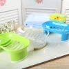 Cheap Soap Dish Good quality Easy Cleaning Soap Saver Plastic PS Soap Dish with Drain