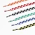 Import Checkered flat 8mm width 100-180cm Colorful Checker print shoe laces 6 colors flat fashion shoelaces for sneakers from China