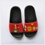 Children summer new cartoon bear slipper wear soft and lovely baby cartoon cool slippers for children