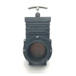 China Big Size 1.5 2 3 4 6 Inch 50Mm 75Mm 100Mm 110Mm 150Mm Dn65 Dn80 Dn100 Dn150 Plastic Upvc Pvc Knife Water Gate Valve