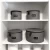 Import China Dinnerware Storage Organizer 5 Pieces Set for home,office, dorm, loft ,storage boxes(Gray) from China