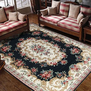 China factory jacquard carpet living room carpet with non-slip plastic dots