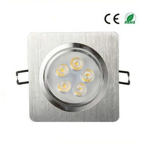 China LED Manufacturer CE ROHS AC85-265V New Square 5W Recessed LED Ceiling Light,Ceiling LED Light, LED Ceiling Lamp