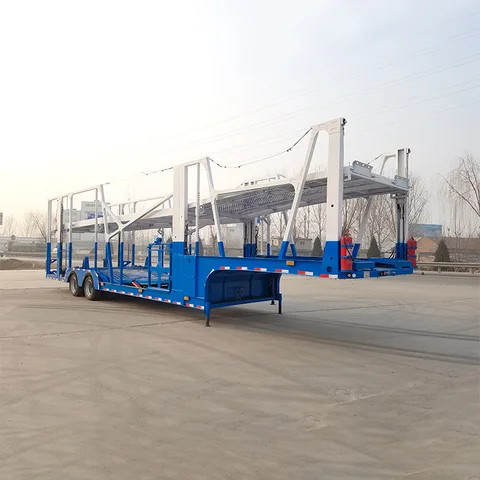 China Manufacturer Hot Sale 40Tons Cars Carrier Transport Semi Trailer 2Axle 3Axle Car Transport Trailer
