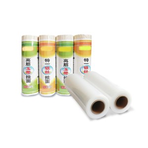 China Manufacturer Wholesale Best Fresh Film Food Grade Plastic Wrap Noodles Packaging Roll Film