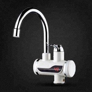 China New Designed Plastic Instant Electric Water Tap Kitchen Faucet With LED Digital Temperature Display