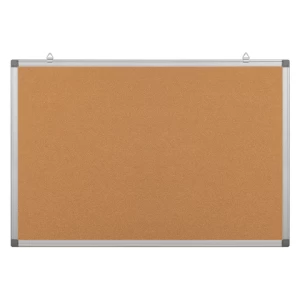 China Wholesale Customable Aluminum Frame Fabric Cork Board Bulletin Notice Board