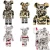 Import chinese factory wholesale customized decoration indoor cartoon toy resin fiberglass Bearbrick 1000% statue sculpture for sale from China