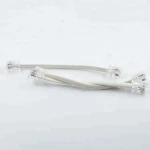 Chinese Manufacture 6P6C Communication line copper Flat Cord CAT3 24awg telephone cable rj11