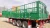 Import CIMC HUAJUN tri-axles semi truck trailer bulk cargo transport high quality original  fence semi trailer from China