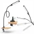 Import Clamp Desk Lamp Stepless Dimming Swing Arm Lamp, Flexible Gooseneck Architect Table Lamp from China